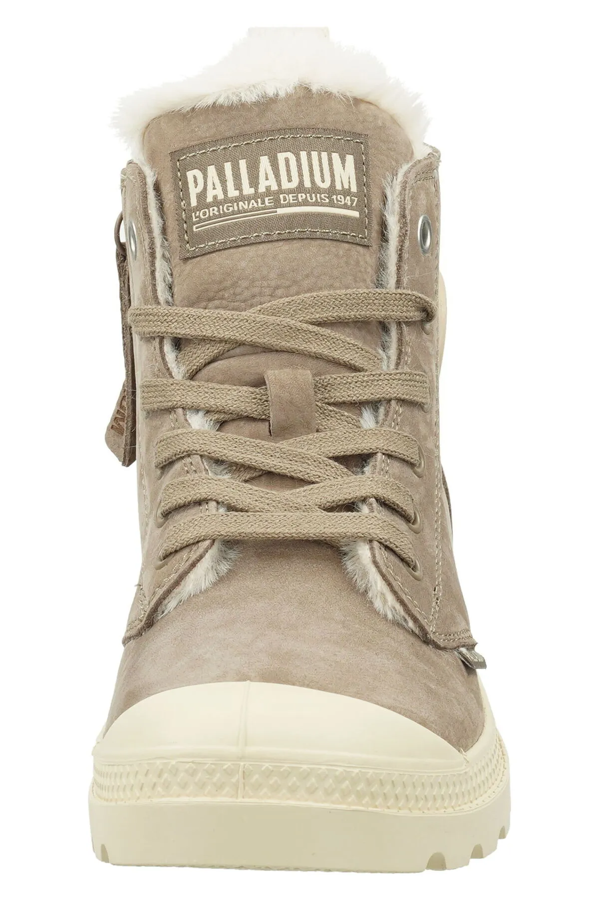 Palladium  Stiefelette - Braun - Blockabsatz