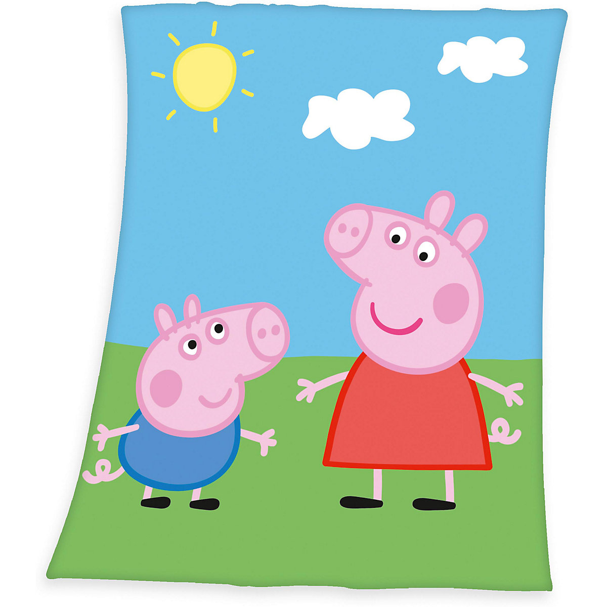 Fleece-Decke Peppa Pig, 130x160 cm