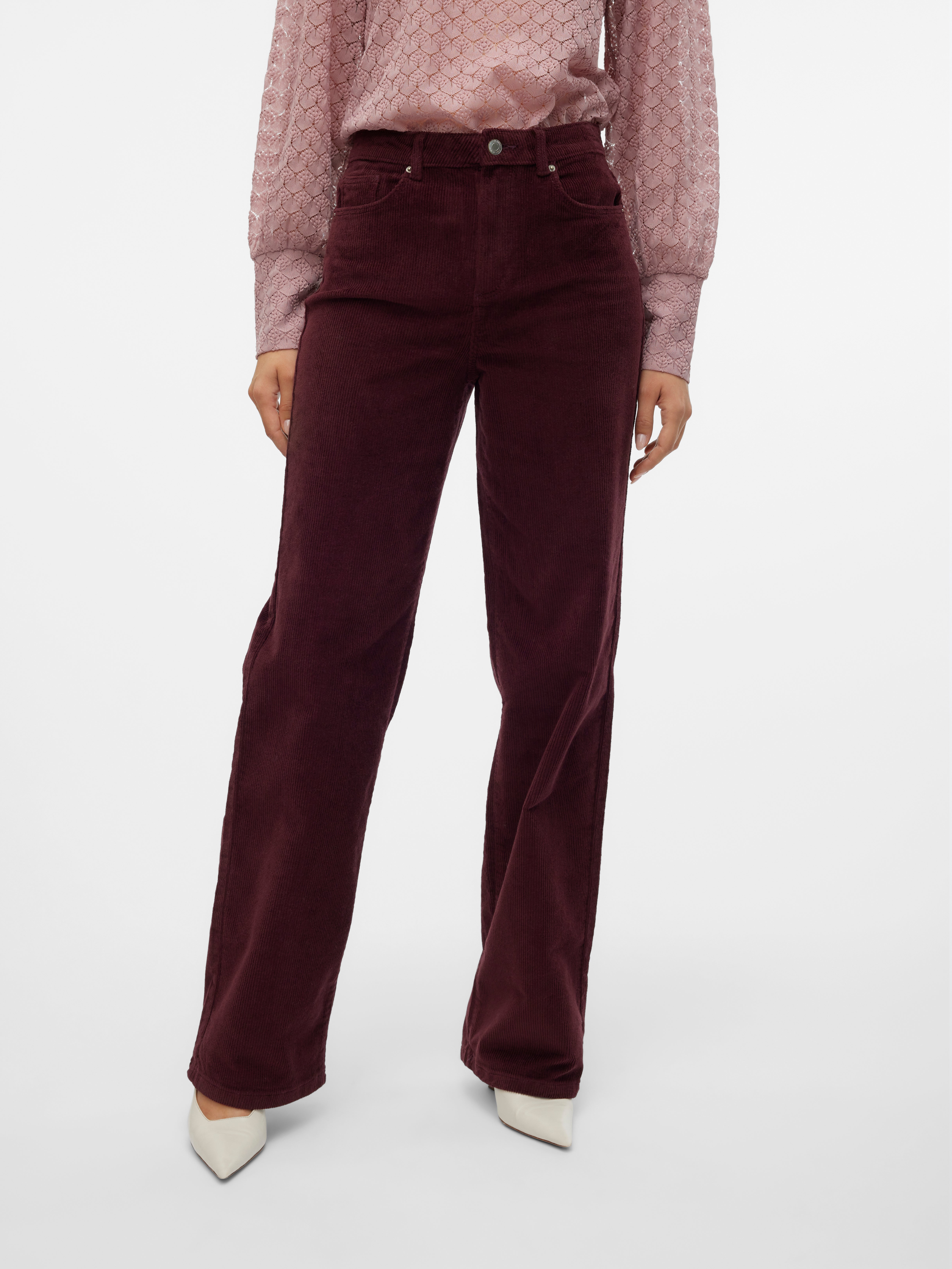 VMTESSA Hohe Taille Weit geschnitten Jeans