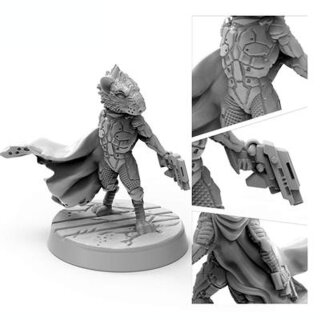 Starfinder Miniatures: Ysoki, Female Bounty Hunter (EN)