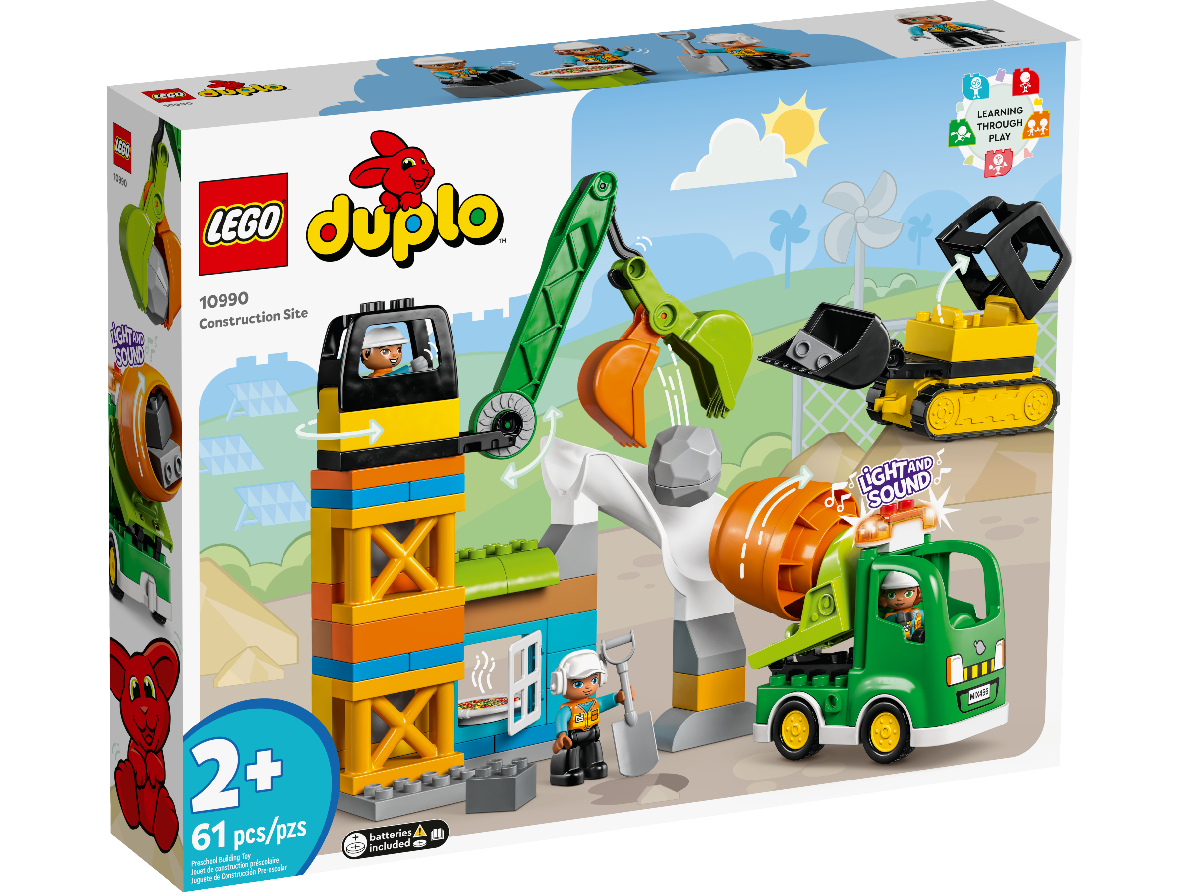Baustelle mit Baufahrzeugen 10990