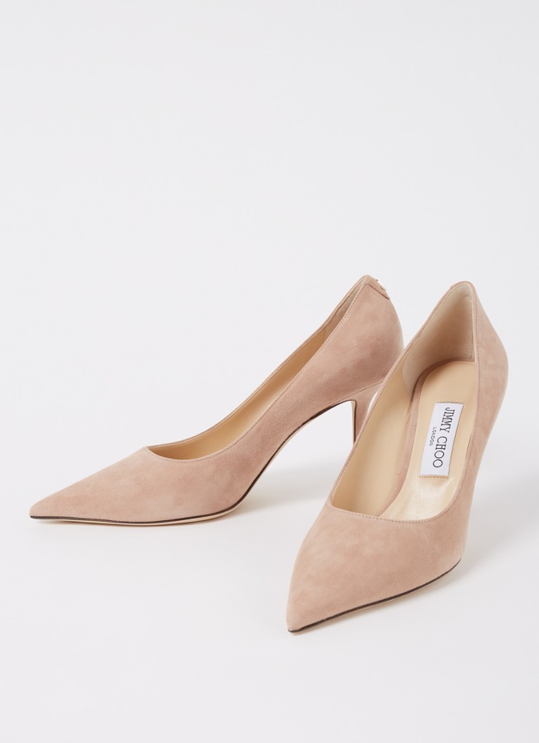 Pantofi cu toc Jimmy Choo Love din piele întoarsă