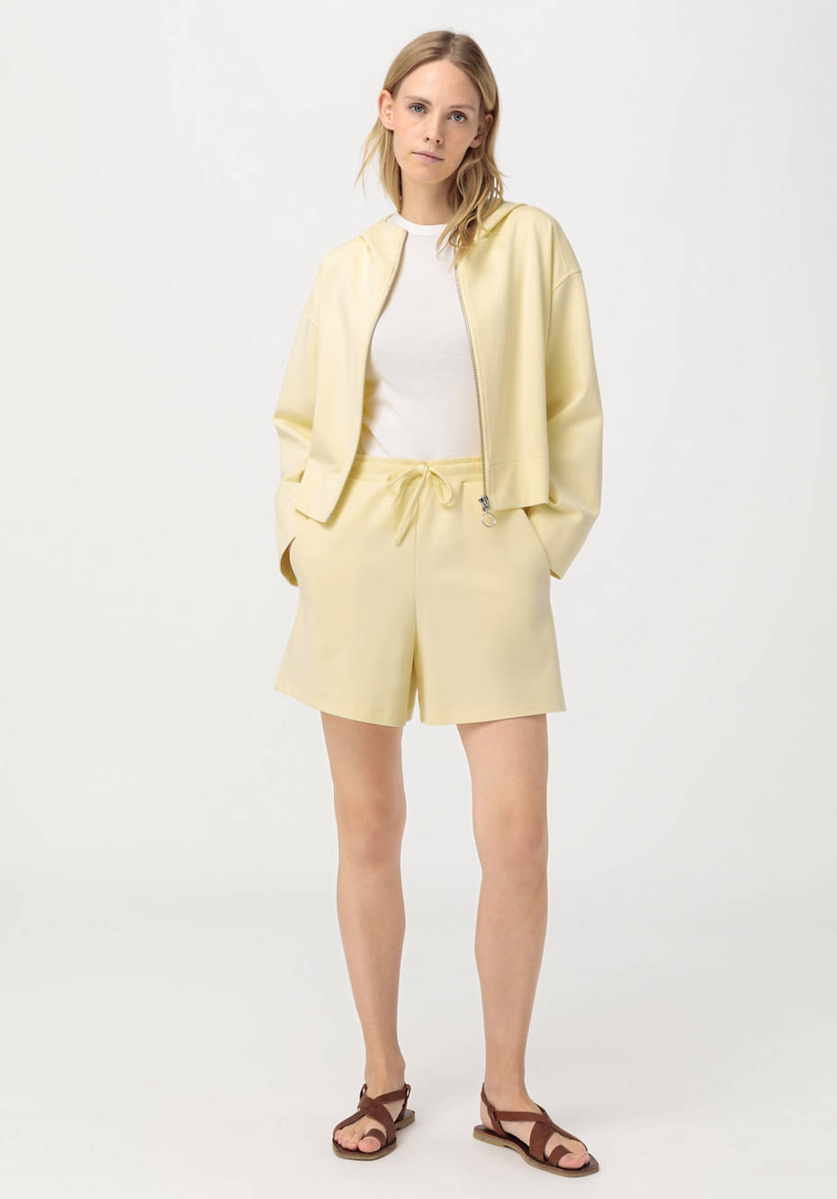 Sweatjacke aus Bio-Baumwolle