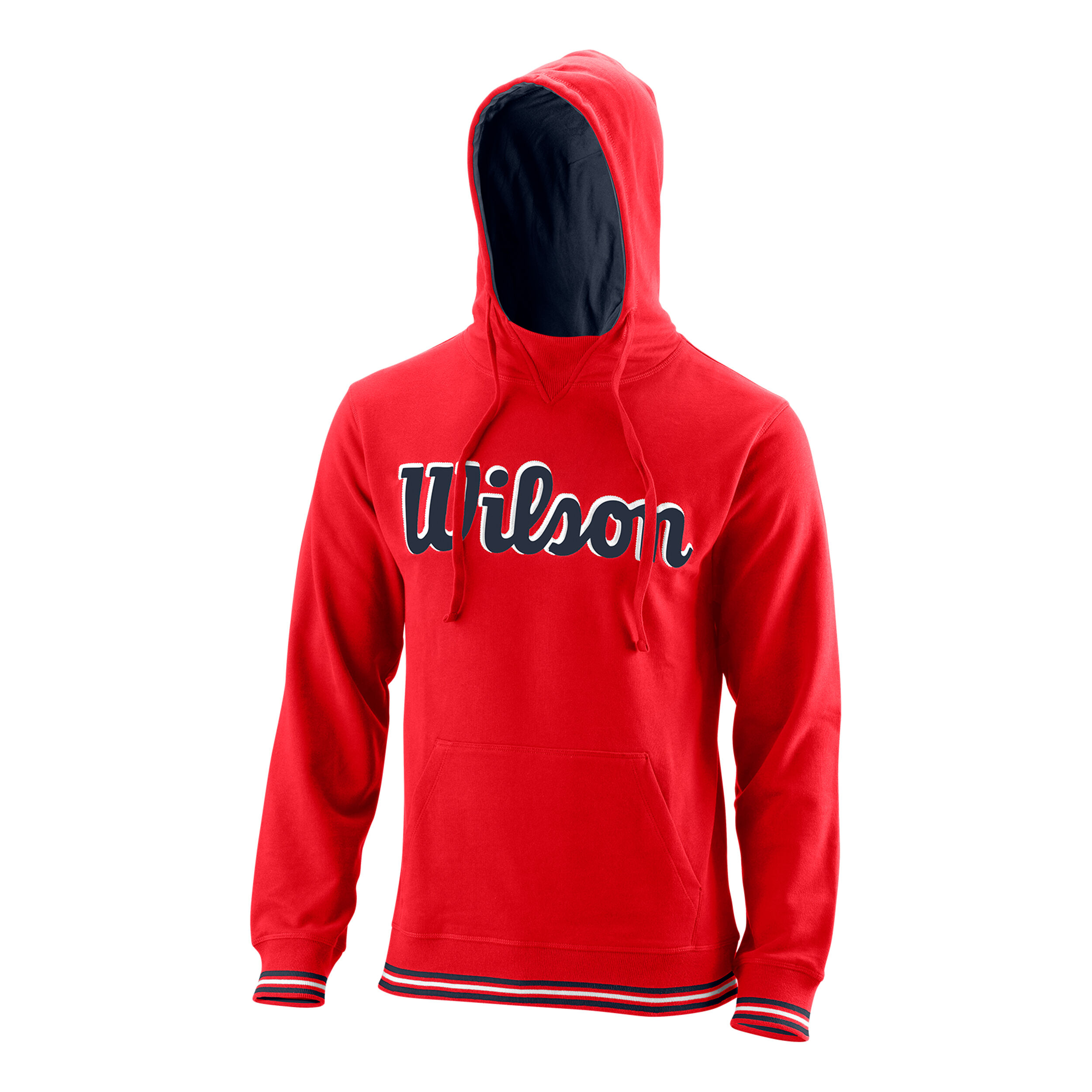 Chi Script Po Slimfit Hoody Herren - Rot, Dunkelblau