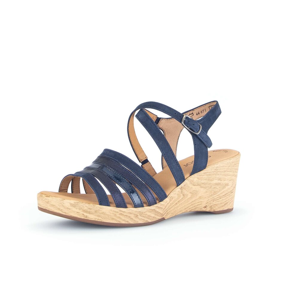 Gabor fashion Keilsandalette blau