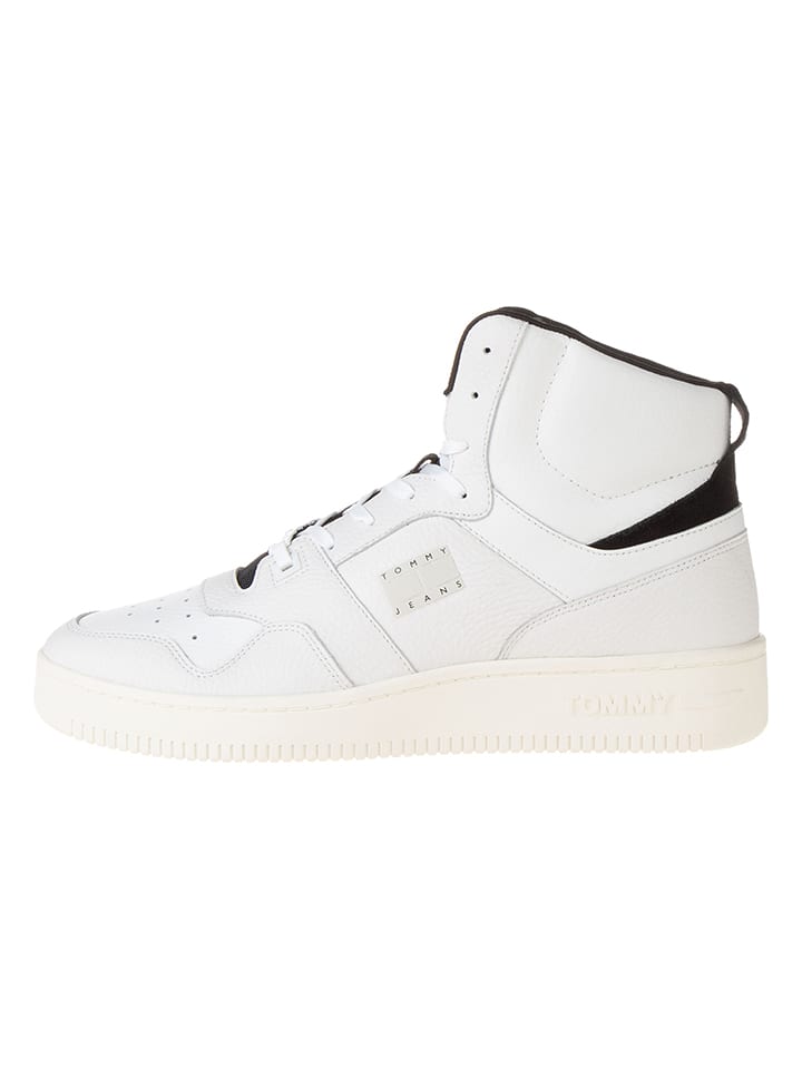 Tommy Hilfiger Shoes Leder-Sneakers in Creme günstig kaufen 46