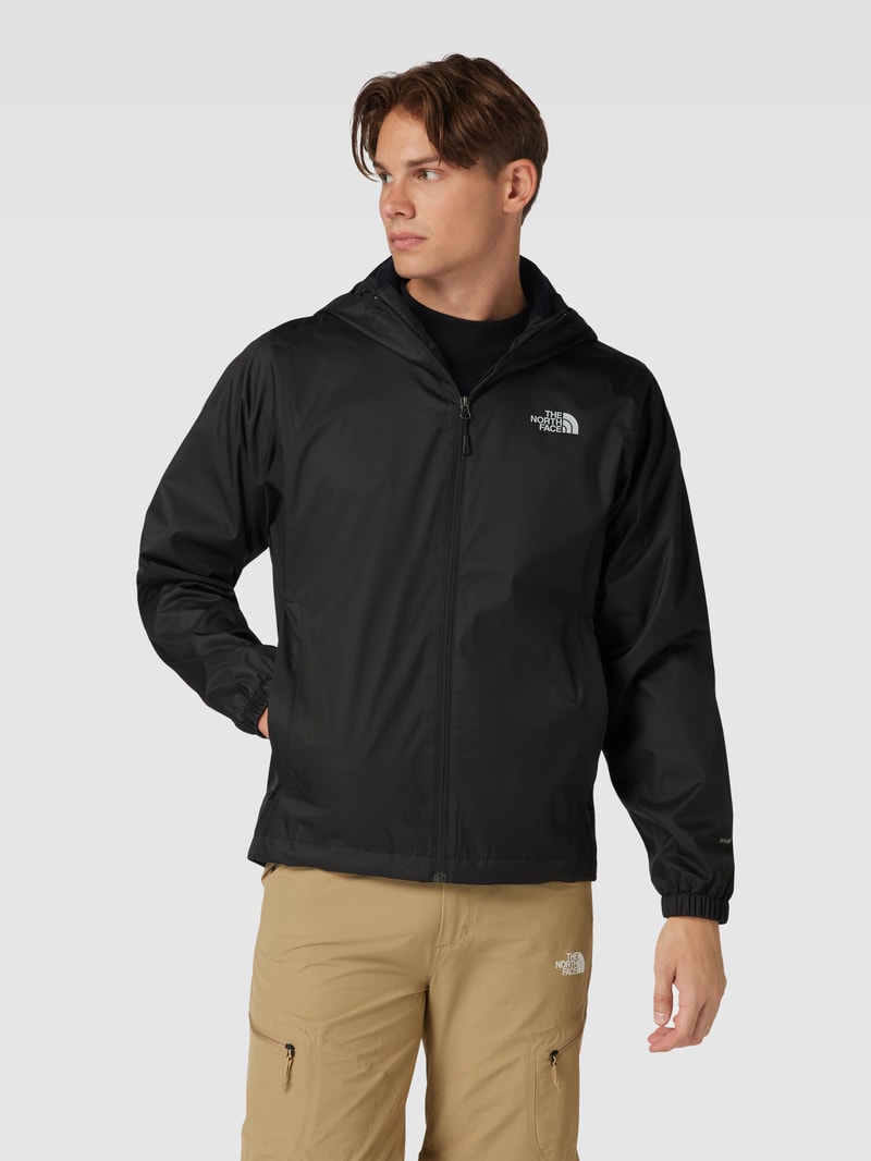 Jacke mit Kapuze Modell 'QUEST' in schwarz