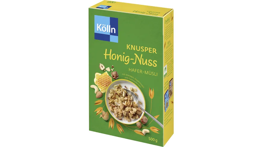 Kölln Knusper Honig-Nuss Hafer-Müsli 500 g