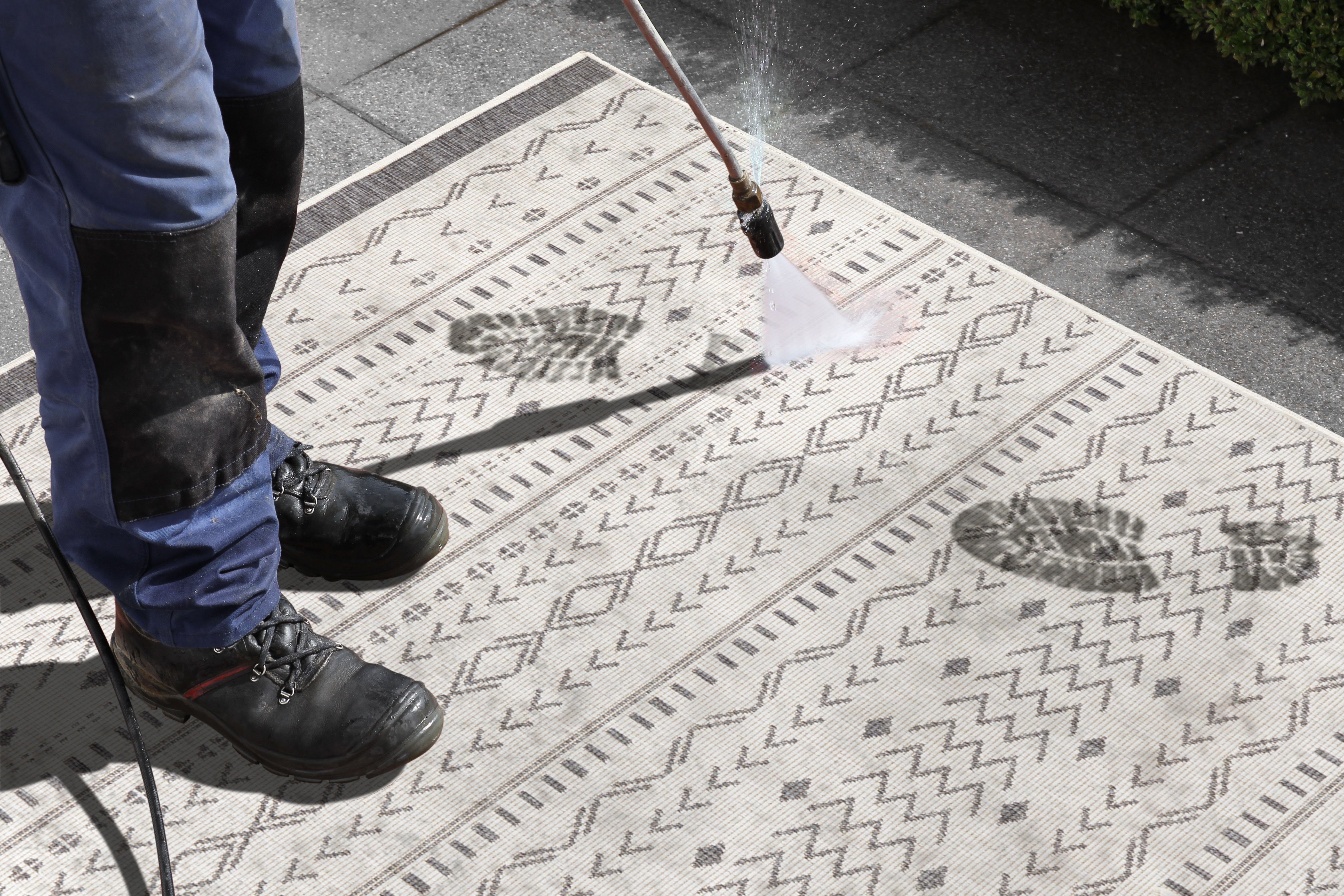 Läufer Kuba, NORTHRUGS, rechteckig, Höhe: 5 mm, In-& Outdoor, Wetterfest, Balkon, Garten, Wohnzimmer, Wasserfest
