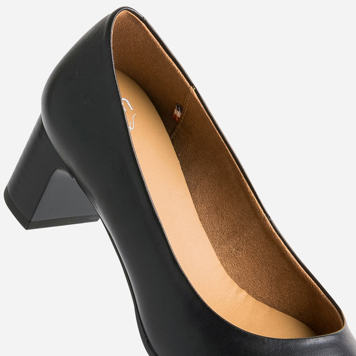 Escarpin ERAM FLEX noir en cuir