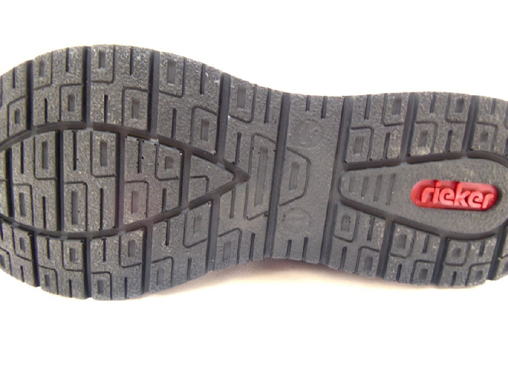 RIEKER Freizeit Schnürer schwarz HWK Herren Halbschuhe