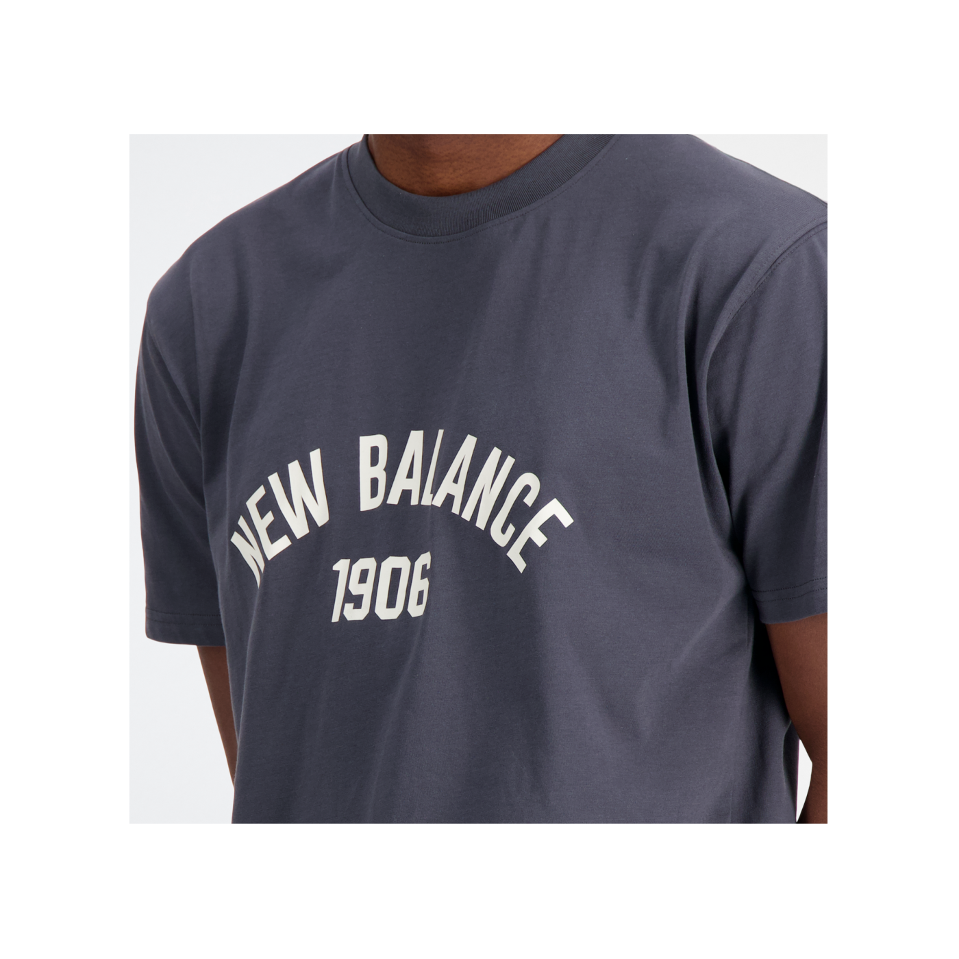 New Balance Essentials Varsity T-Shirt Schwarz