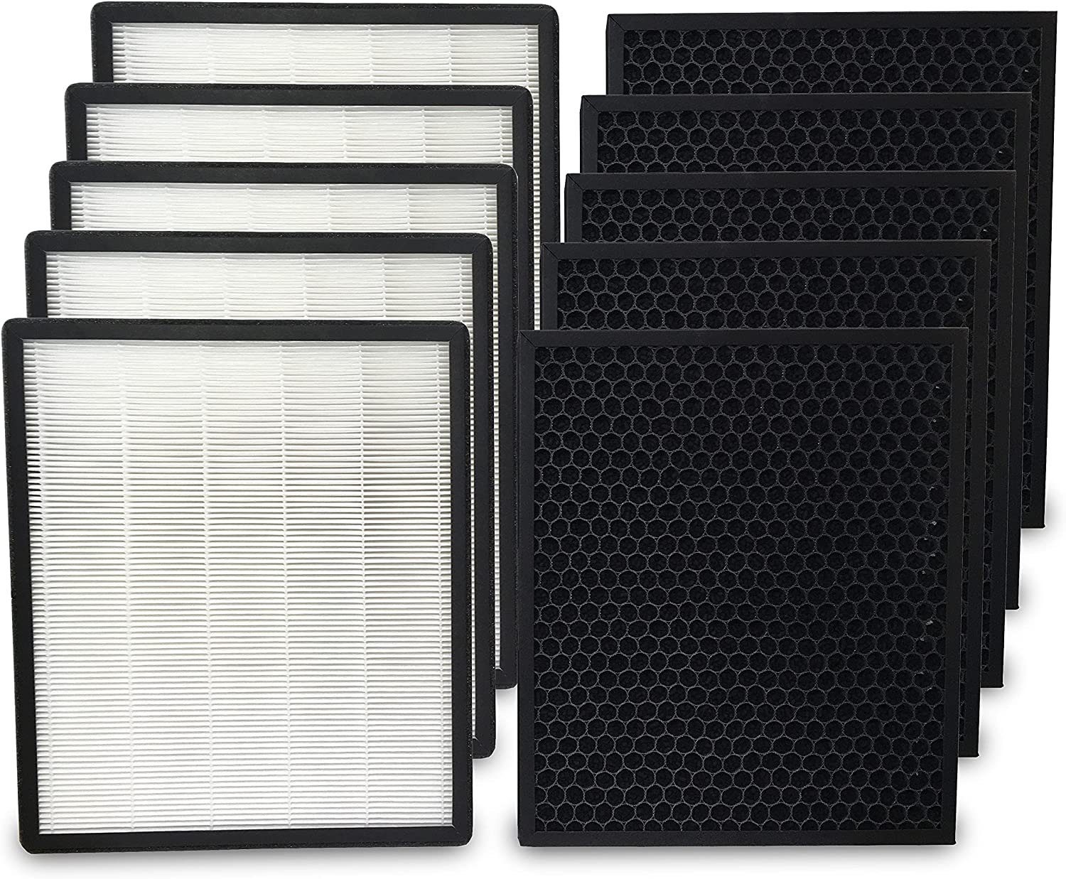 Comedes Filter-Set 20teilig einsetzbar statt Levoit LV-PUR131-RF, Zubehör für Luftreiniger Levoit LV-PUR131