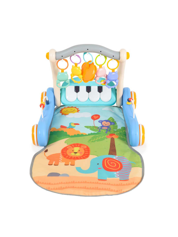 Moni Lauflernwagen 2in1 Piano HE0637 in blau günstig kaufen onesize