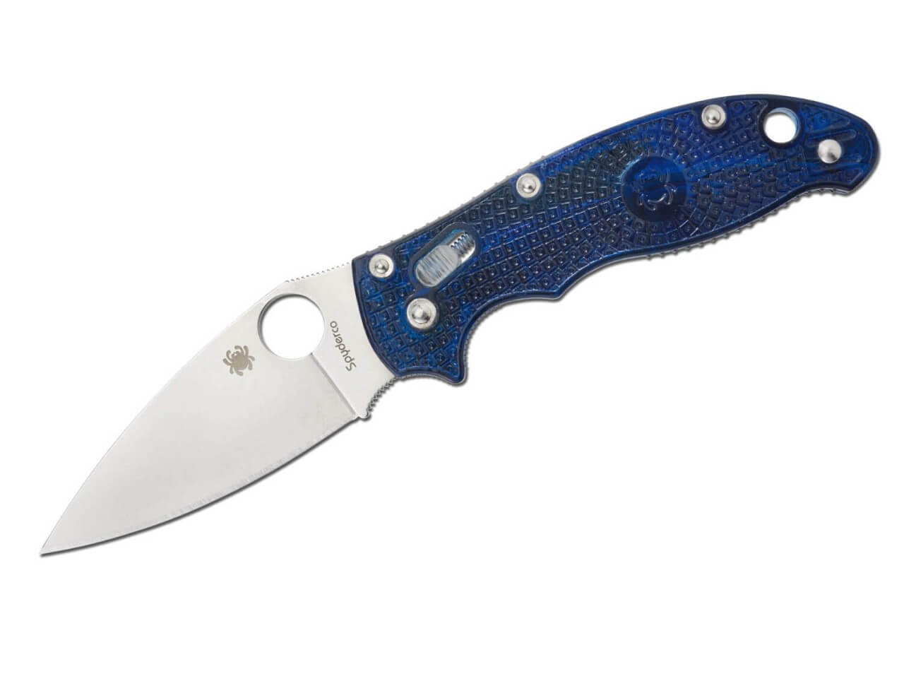 Manix 2 Transluscent Handle Blue Plain