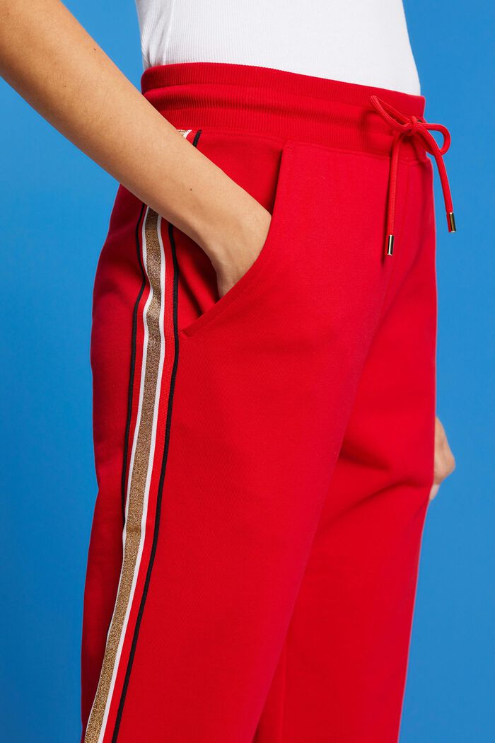 Gestreifte Trackpants aus Baumwolle