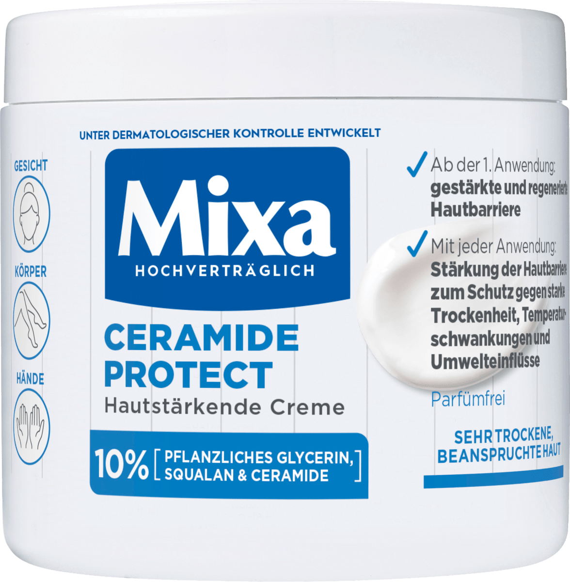 Pflegecreme Ceramide Protect, 400 ml