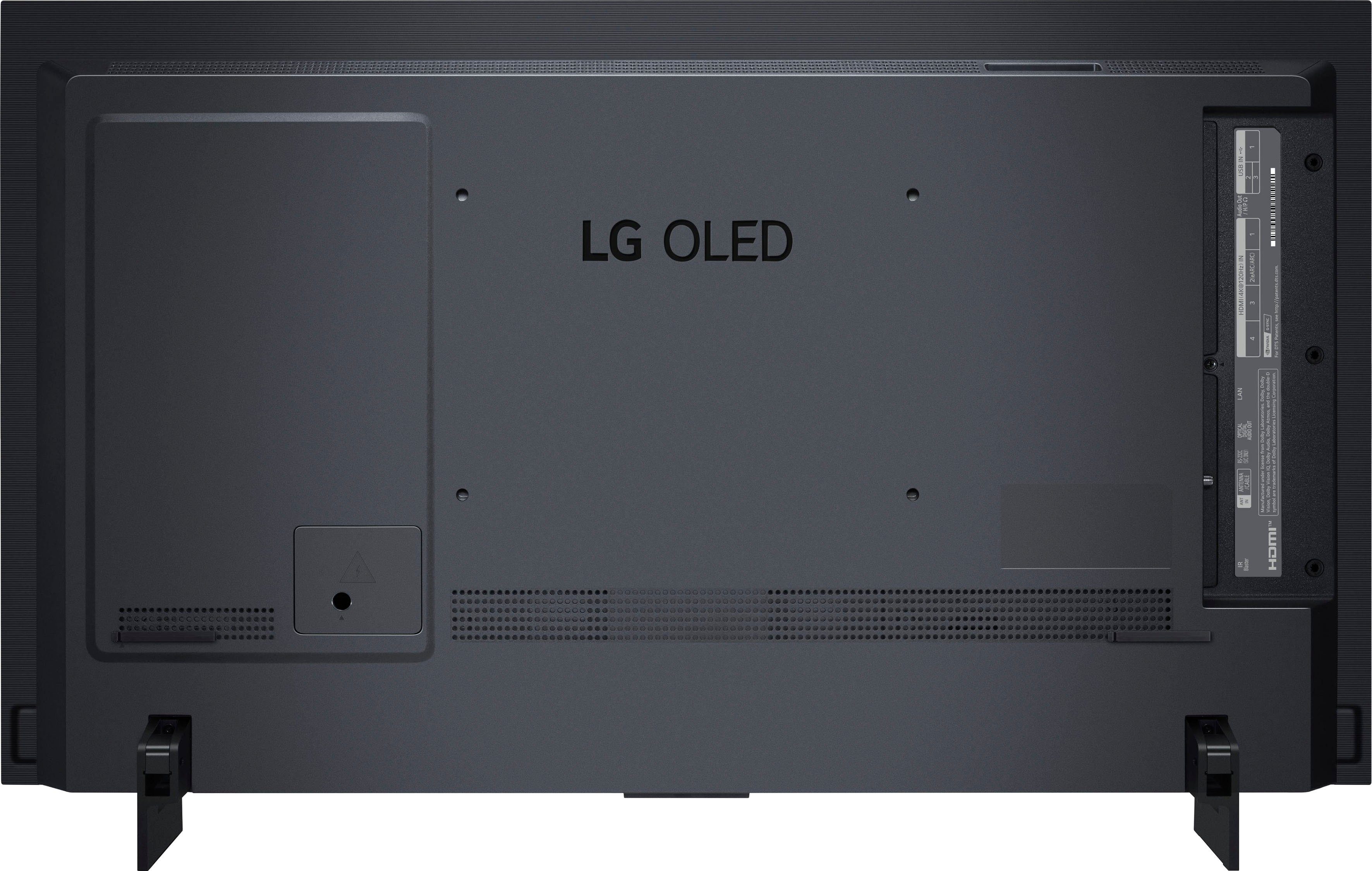 LG OLED42C37LA OLED-Fernseher (106 cm/42 Zoll, 4K Ultra HD, Smart-TV, OLED evo, bis zu 120 Hz, α9 Gen6 4K AI-Prozessor, Twin Triple Tuner)