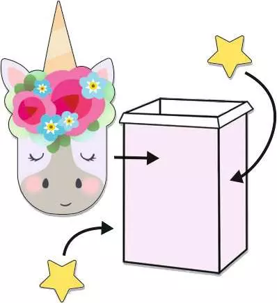 Einhornparty - Bastelset für Kinder ab 6 Jahren