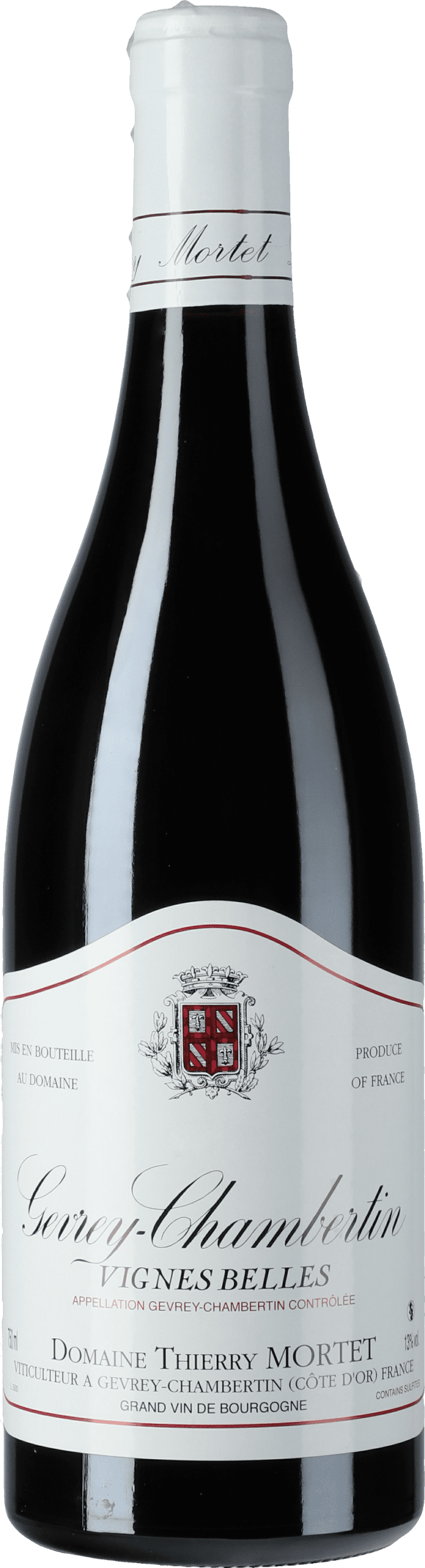 Domaine Thierry Mortet: Gevrey-Chambertin Village Lieu dit Vignes Belles 2020