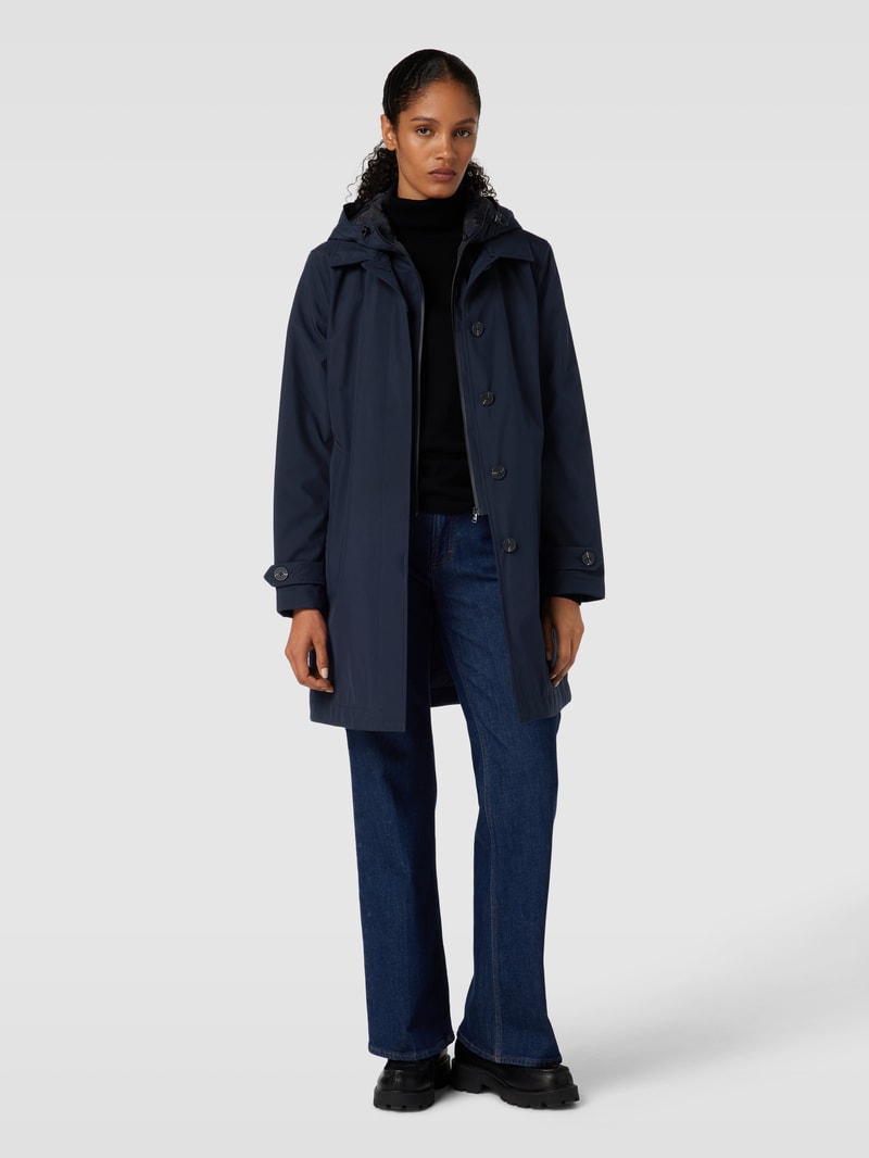Jacke mit Eingrifftaschen in marineblau