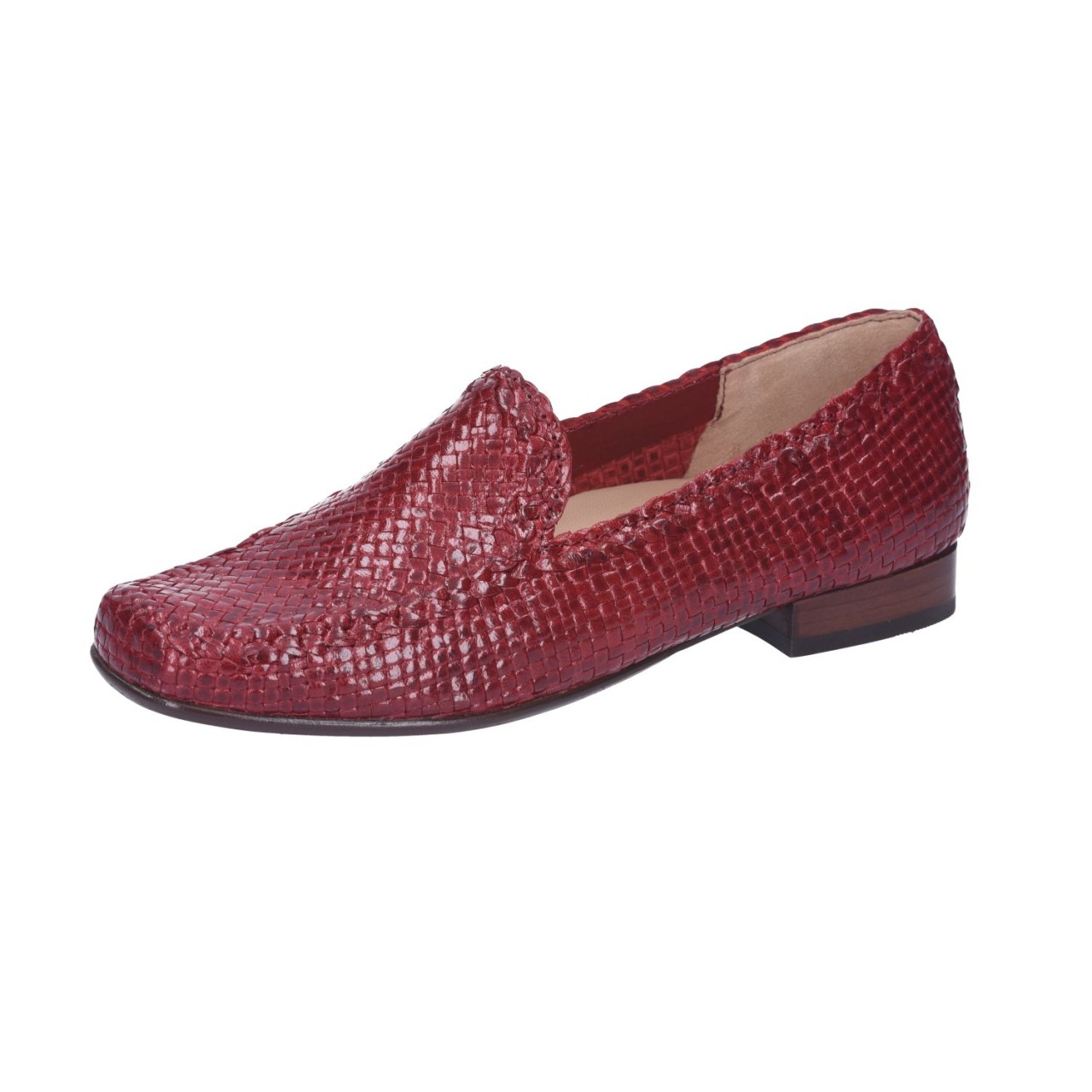 SIOUX Klassische Slipper rot