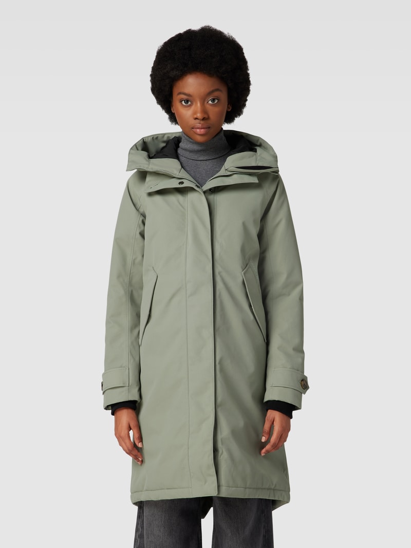 Parka mit Kapuze Modell 'LUNA' in schilf