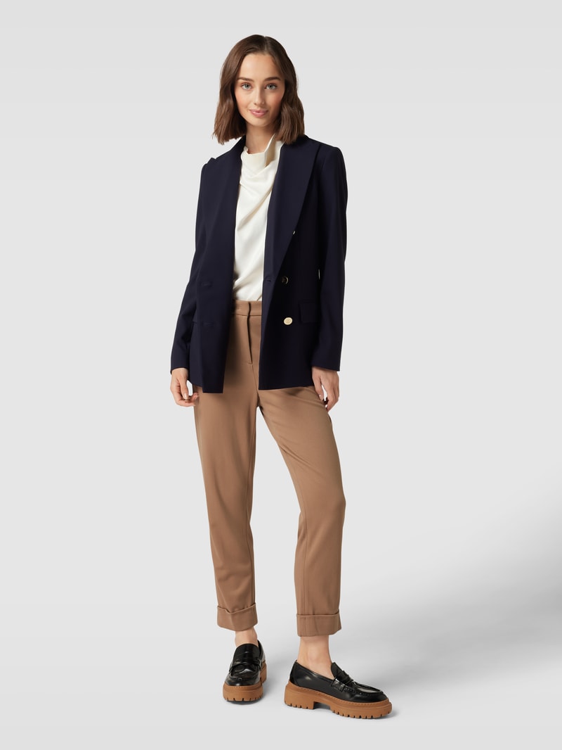 Hose mit fixierten Beinumschlägen in camel