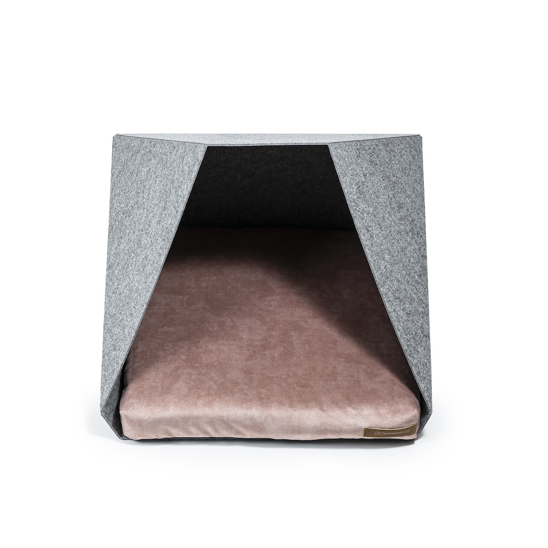 Rexproduct Hundehöhlen Rexproduct PetPocket hellgrau pink