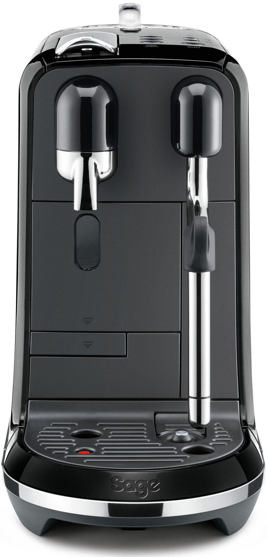 Nespresso Kapselmaschine Creatista Uno SNE500 mit Edelstahl-Milchkanne, inkl. Willkommenspaket mit 14 Kapseln