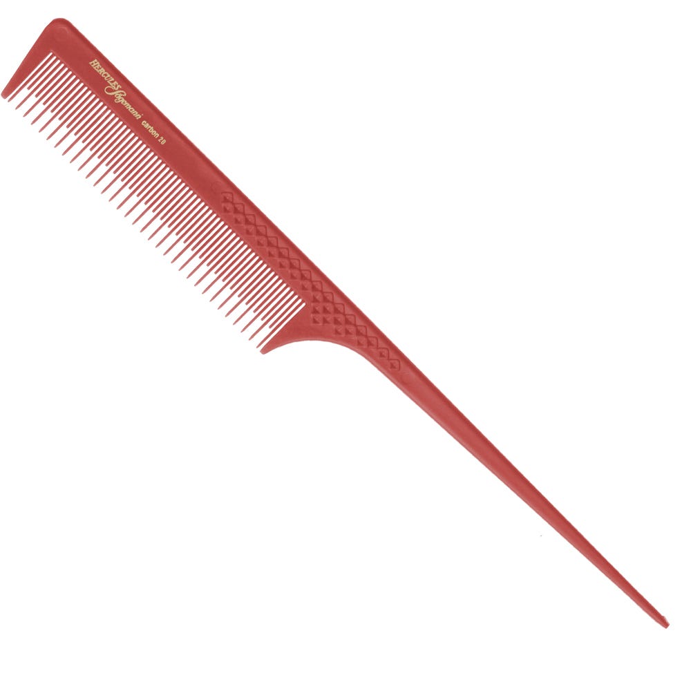 Hercules Sägemann Carbon Kamm HS C20 Rot 8,75 Zoll