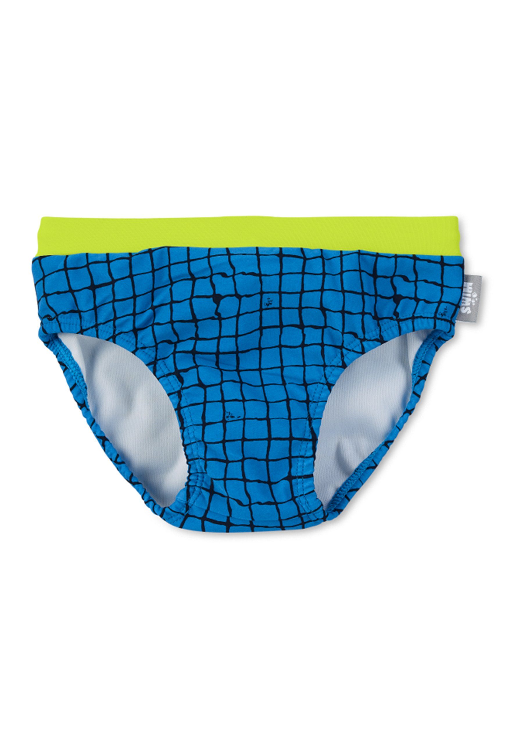 Sterntaler® Badehose Badehose Krokodil (1-St) Baby Badehose - Badeshorts mit Windeleinsatz bis Größe 86/92 in Blau - Bademode mit UV-Schutz 50+ und Krokodildruck hinten, Kordeldurchzug und Motiv 