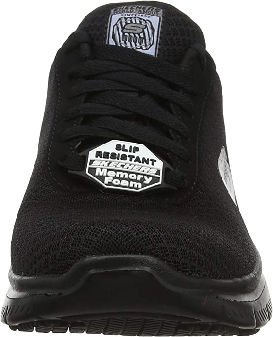 SKECHERS Freizeit Schnürer schwarz FLEX ADVANTAGE SR -