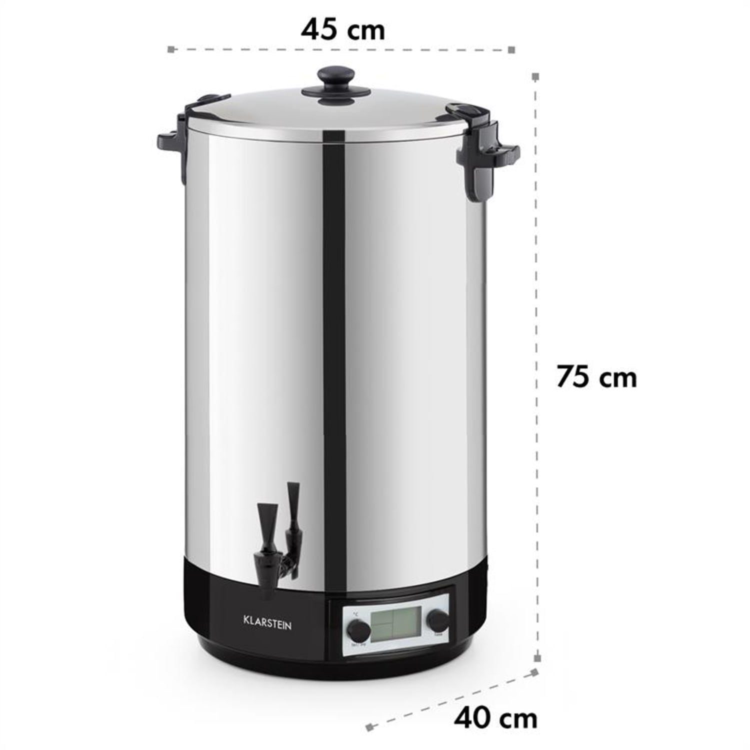 Klarstein Einkochautomat KonfiStar 60 Digital Einkochautomat Getränkespender, 2500 W
