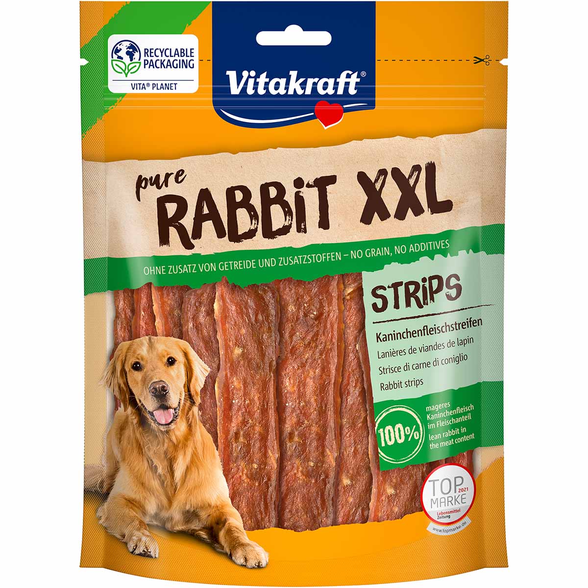 Vitakraft RABBIT Kaninchenfleischstreifen XXL 250g bei ZooRoyal