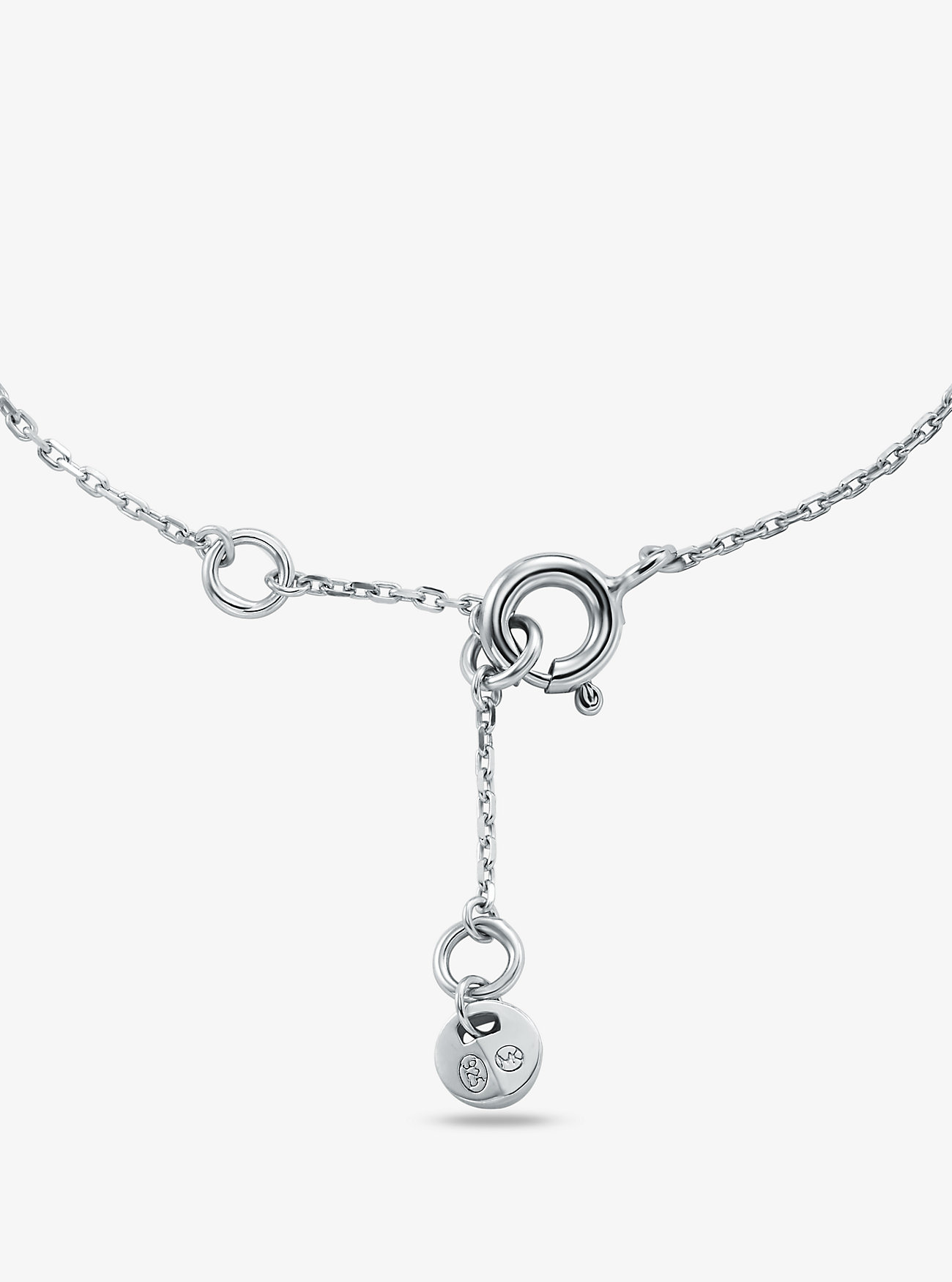 Astor Link Precious Metal-Plated Sterling Silver Pavé Bracelet - TWO TONE