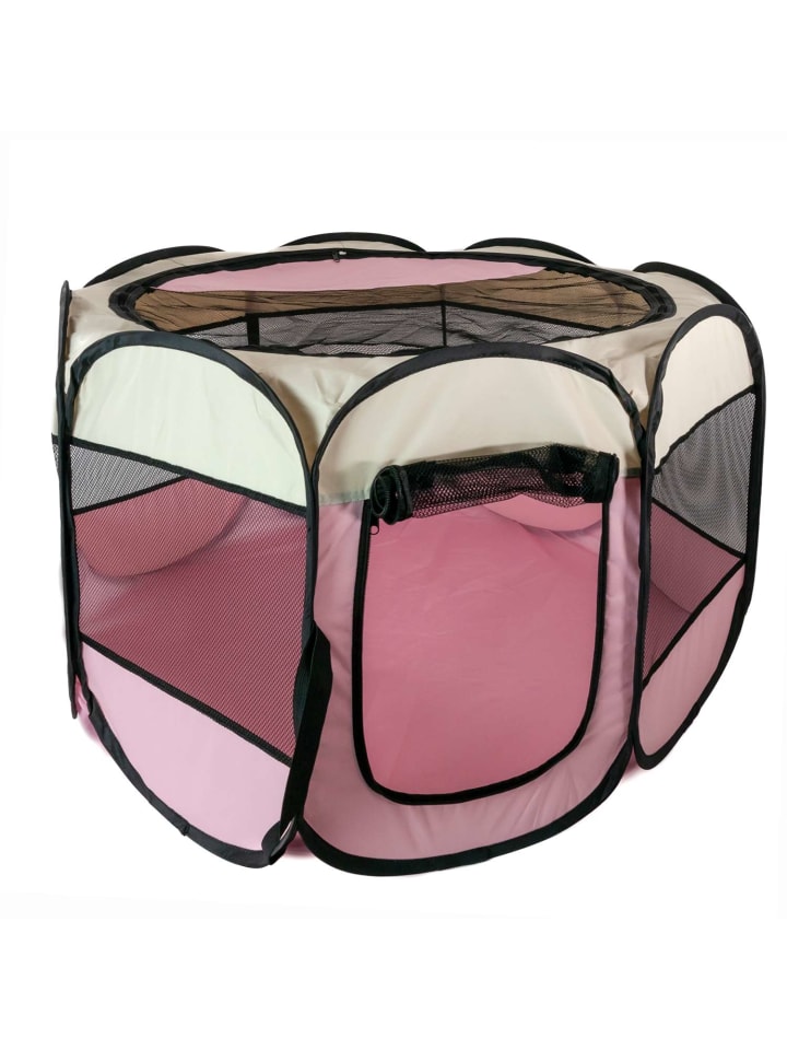 Intirilife Laufstall für Haustiere 77 x 58 cm in Pink günstig kaufen onesize