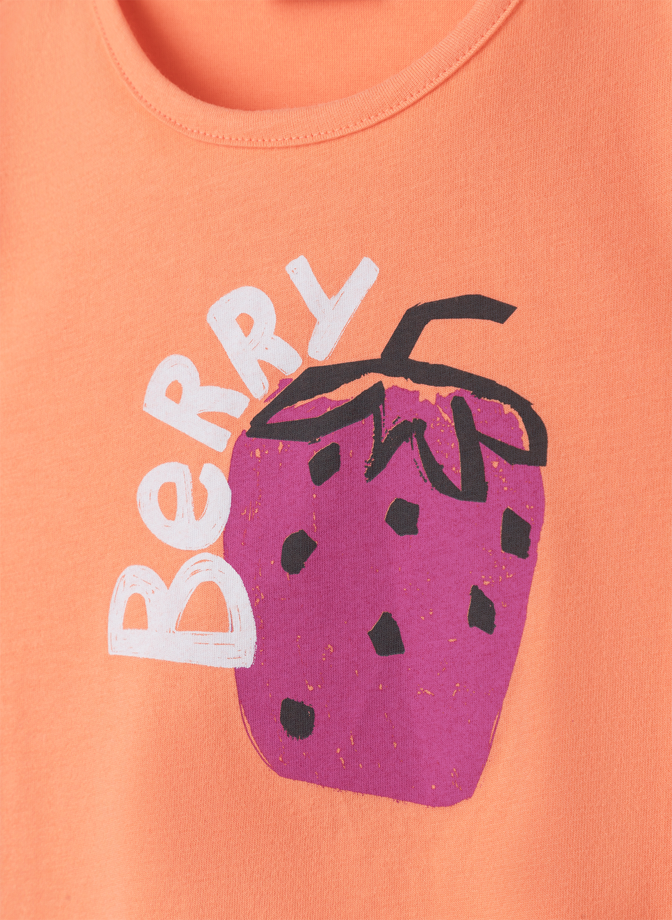 Mädchen T-Shirt Orange