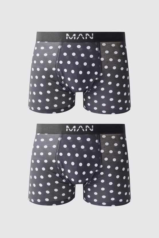 2er-Pack Boxershorts mit Punkten