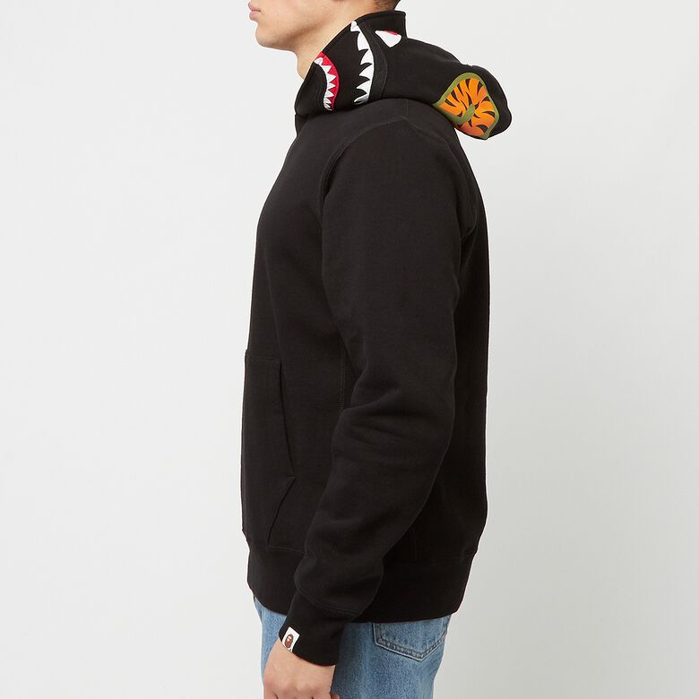 A Bathing Ape Shark Pullover Hoodie M black