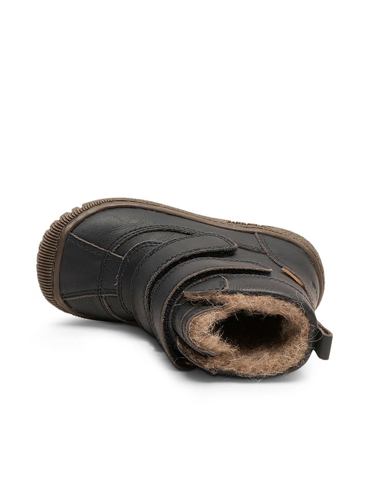 bisgaard Leder-Winterboots in Dunkelblau günstig kaufen