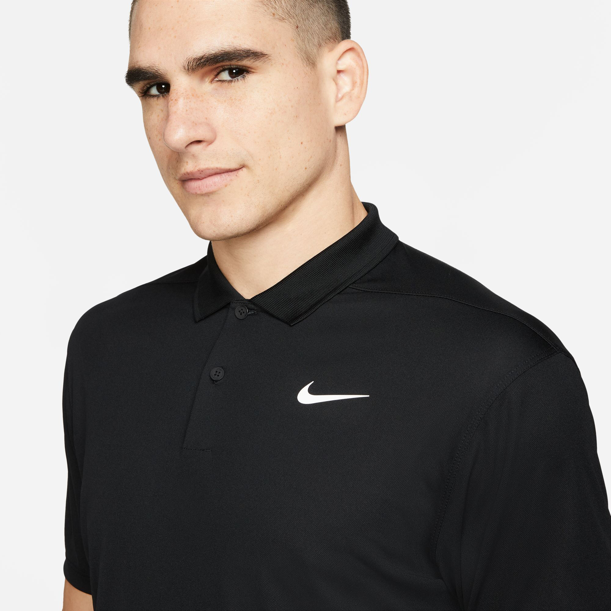 Dri-Fit Polo Herren - Schwarz
