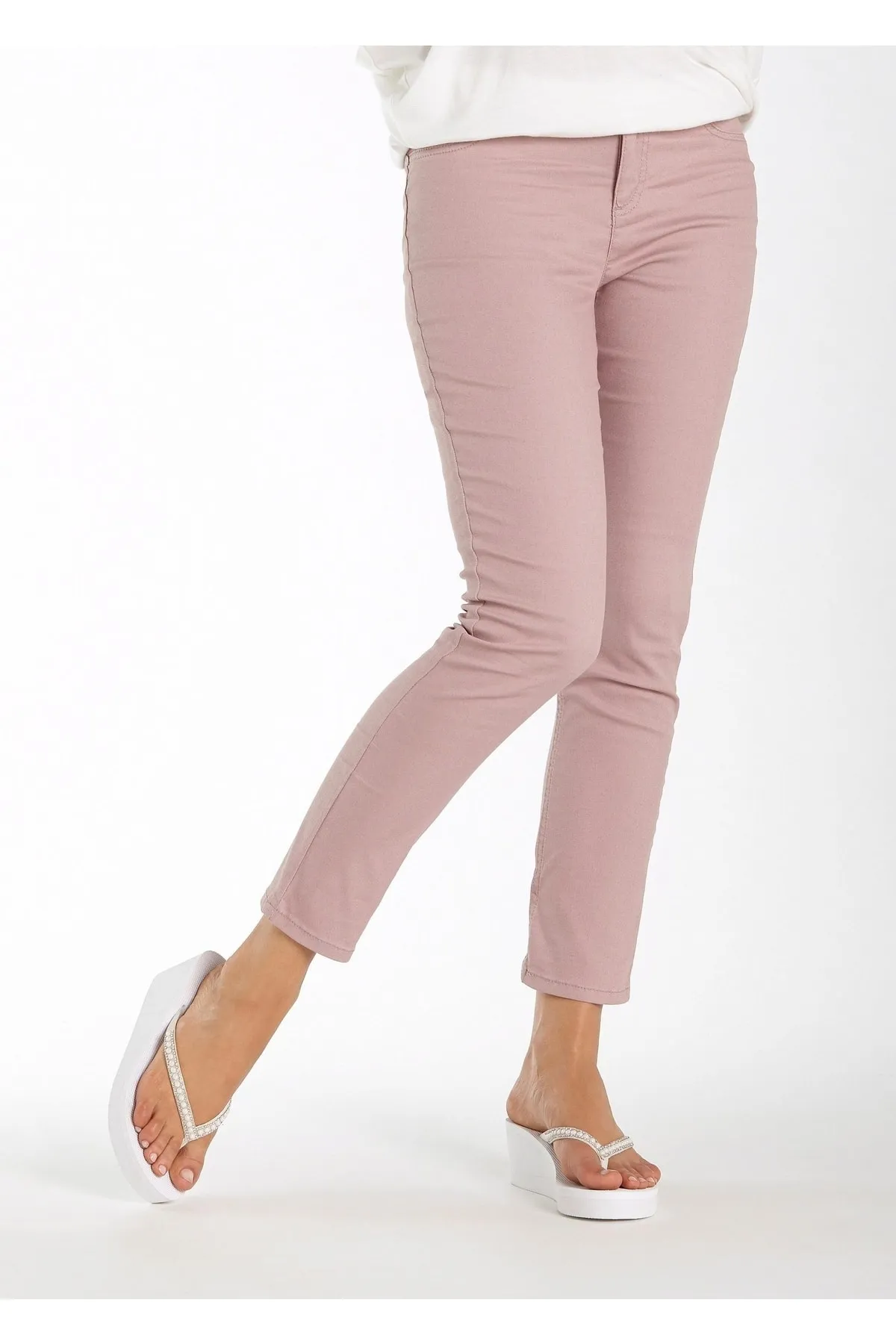 LASCANA  Sandalette - Weiß - Keilabsatz