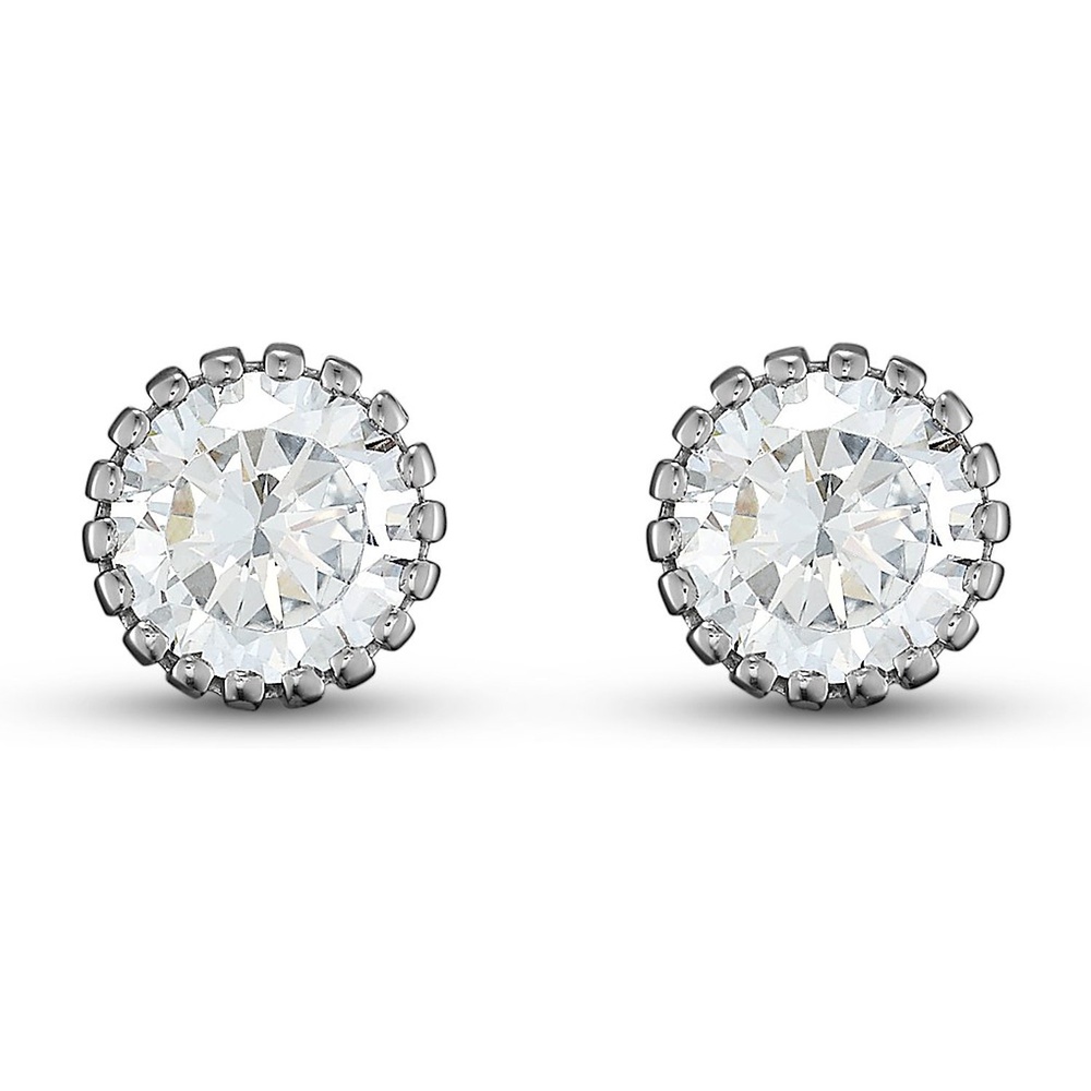 FAVS Boucles d'oreilles à fermoir à poussette 925 Argent Boucles d'oreilles