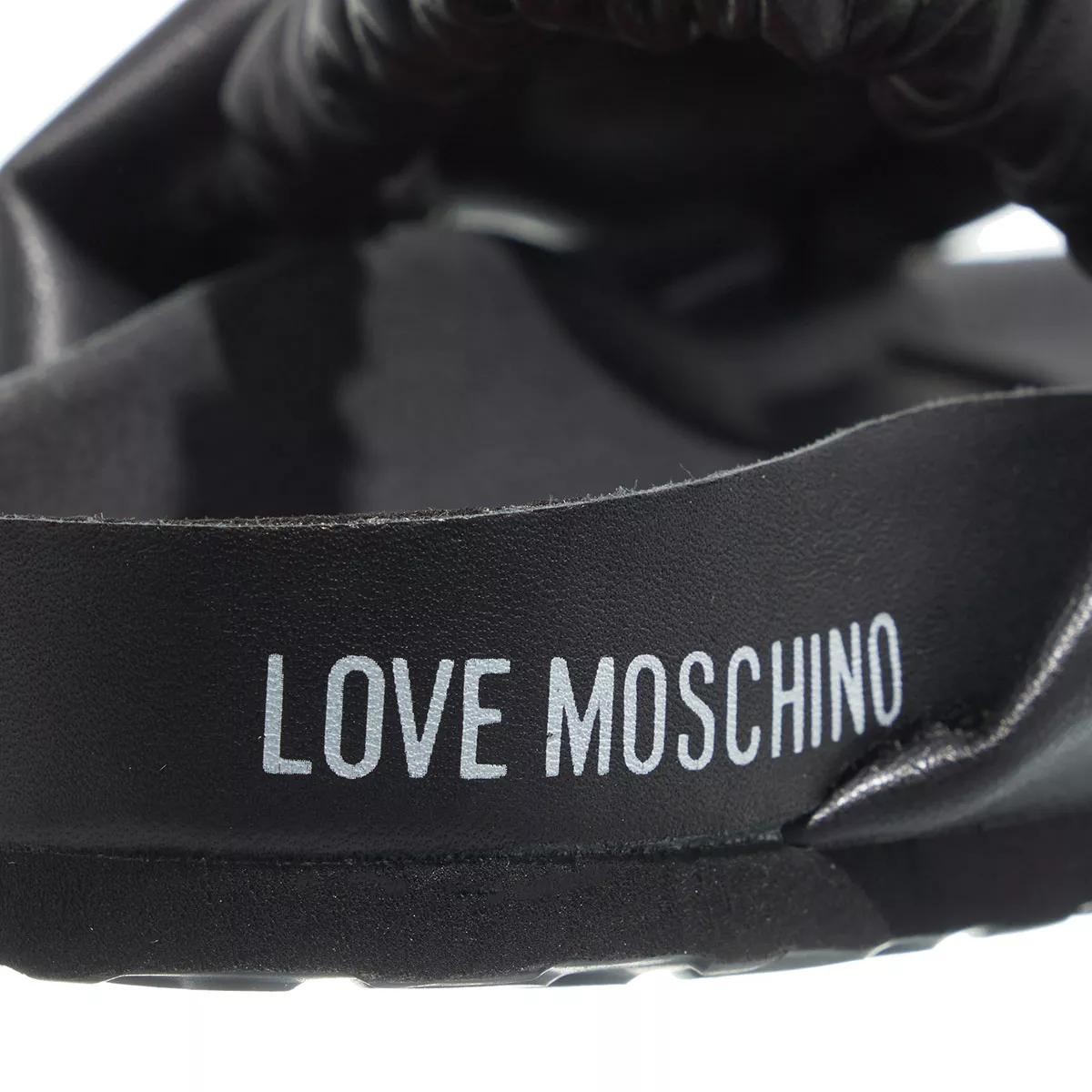 MOSCHINO Komfort Sandalen schwarz Sandale