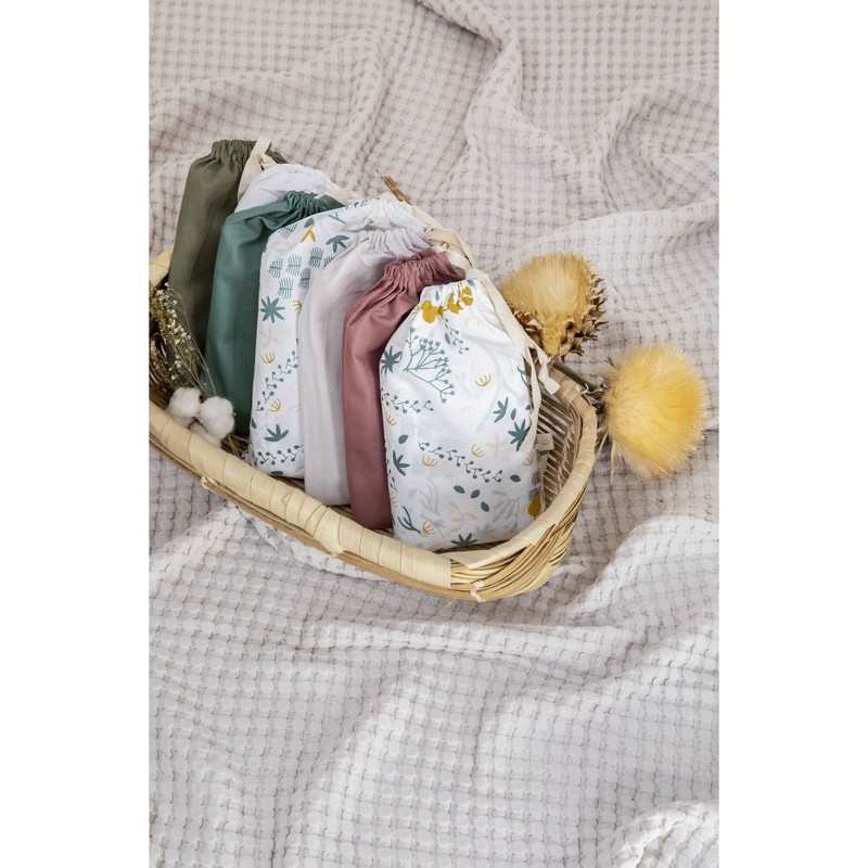 Drap housse Coton Bio Berceau Yukari