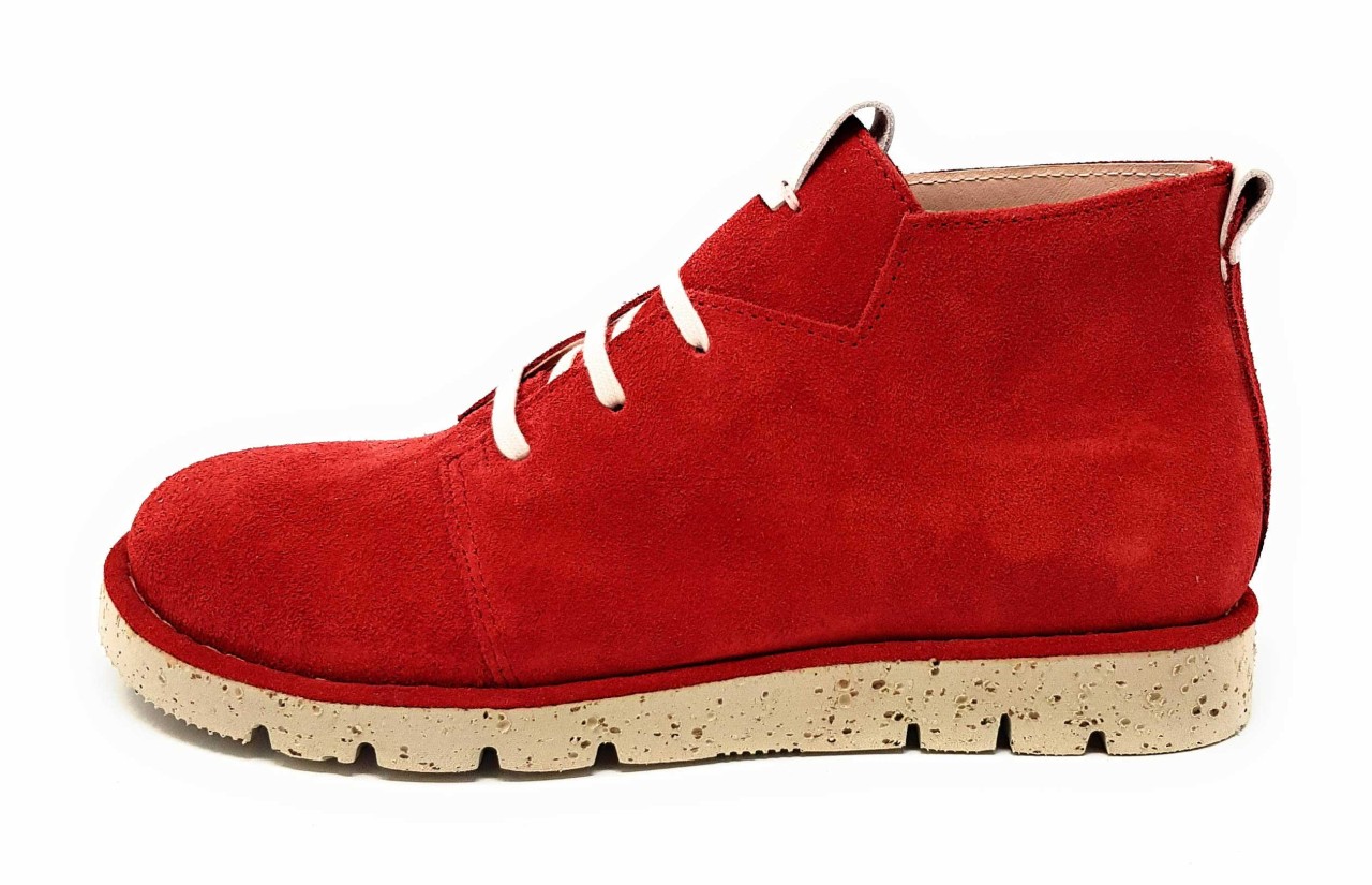 BRAKO Schnür-Stiefeletten rot