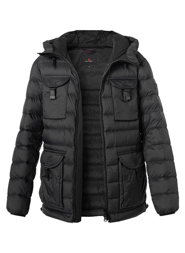 PEUTEREY, Daunenjacke, Mikrofaser wasserabweisend, schwarz