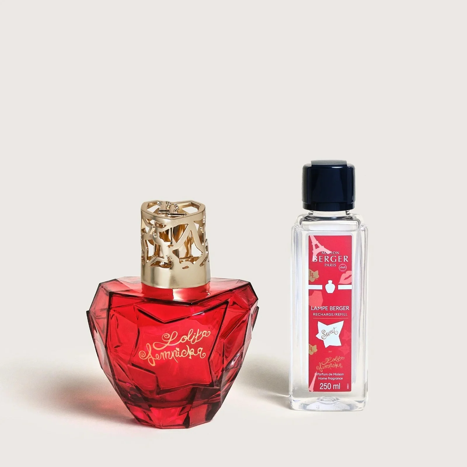 Lampe Cofanetto Premium Lolita Lempicka Sweet Rouge - Lampu komplekts, Katalītiskā lampa, Katalītiskās lampas smaržas
