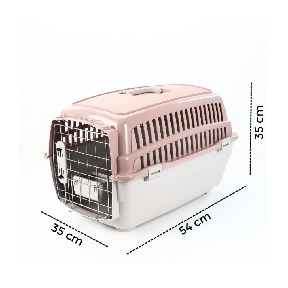 GarPet Hunde-Transportbox Transportbox IATA Flugbox Flugzeug Transport Box Hunde Katzen Gr. M